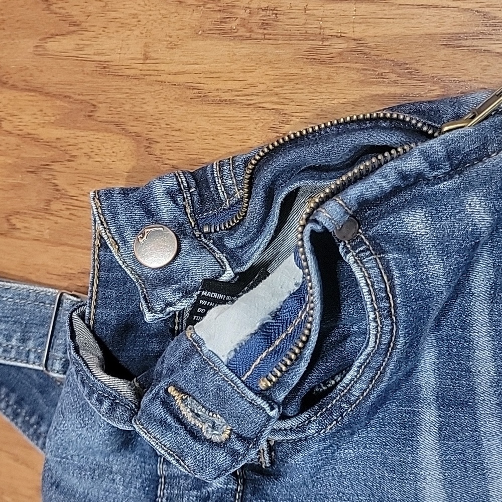 Dollhouse Stretchy Denim Overalls - Picture 11 of 15